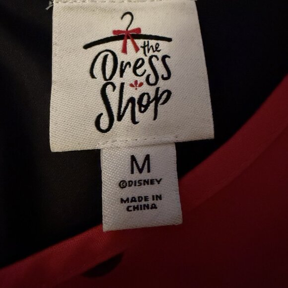 Disney Minnie Mouse Polka Dot Dress By The Dress Shop M Medium Pockets Cotton - Picture 6 of 11